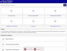 Tablet Screenshot of mahekequipments.com